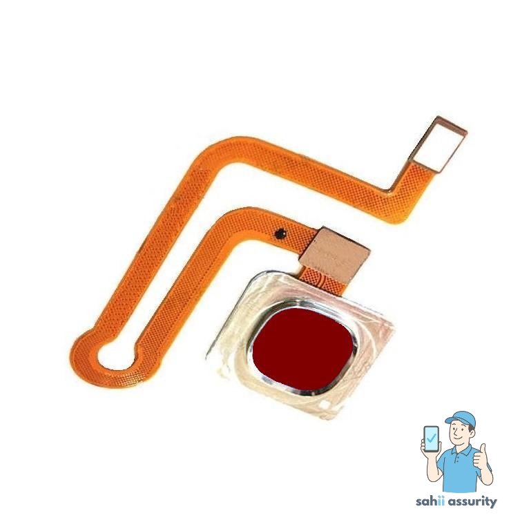 Fingerprint Sensor with Flex Cable for Vivo Y15 2019 Red